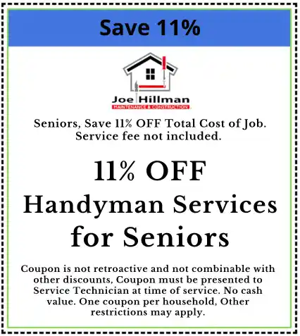 JHMC Senior Discount Coupon oe Hillman Maintenance & Construction Senior Discount Coupon for 11% off services